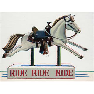 Wayne Thiebaud - Ride Ride Ride (Supermarket Horse)