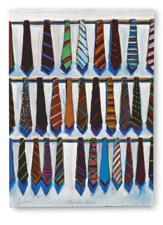 Wayne Thiebaud - Row Ties