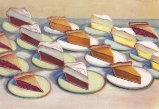 Wayne Thiebaud - Sixteen Pies