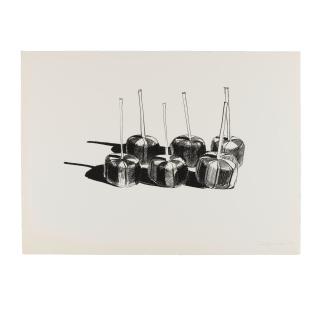 Wayne Thiebaud - Suckers (State I)