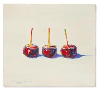 Wayne Thiebaud - Three Candied Apples