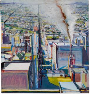 Wayne Thiebaud - Toward Twin Peaks