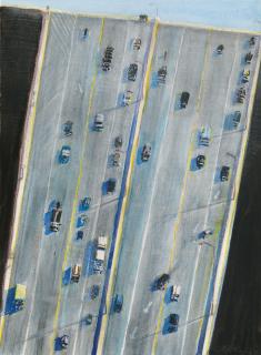 Wayne Thiebaud - Traffic Lanes