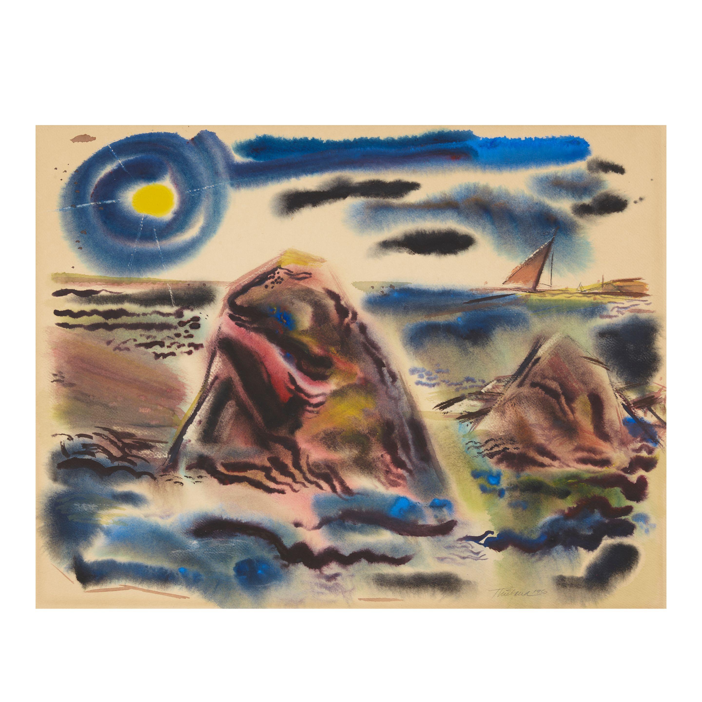 Wayne Thiebaud - Untitled, 1950