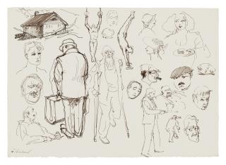 Wayne Thiebaud - Untitled, 1996