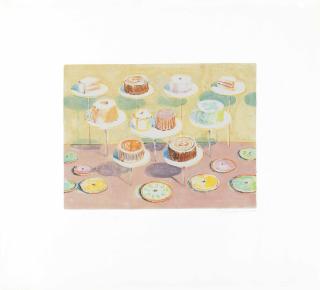 Wayne Thiebaud - Untitled (Cake Window)