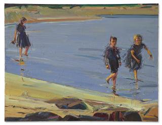 Wayne Thiebaud - Wading Figures