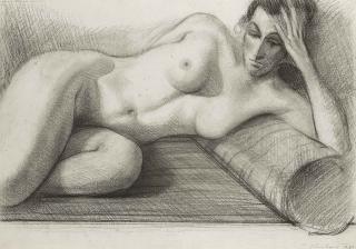 Wayne Thiebaud - Woman in Repose