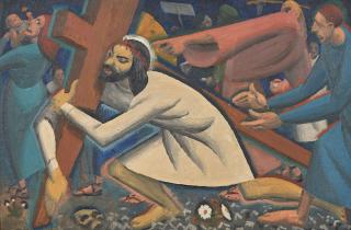 Weaver Hawkins - Sketch for \'Persecution\', 1968