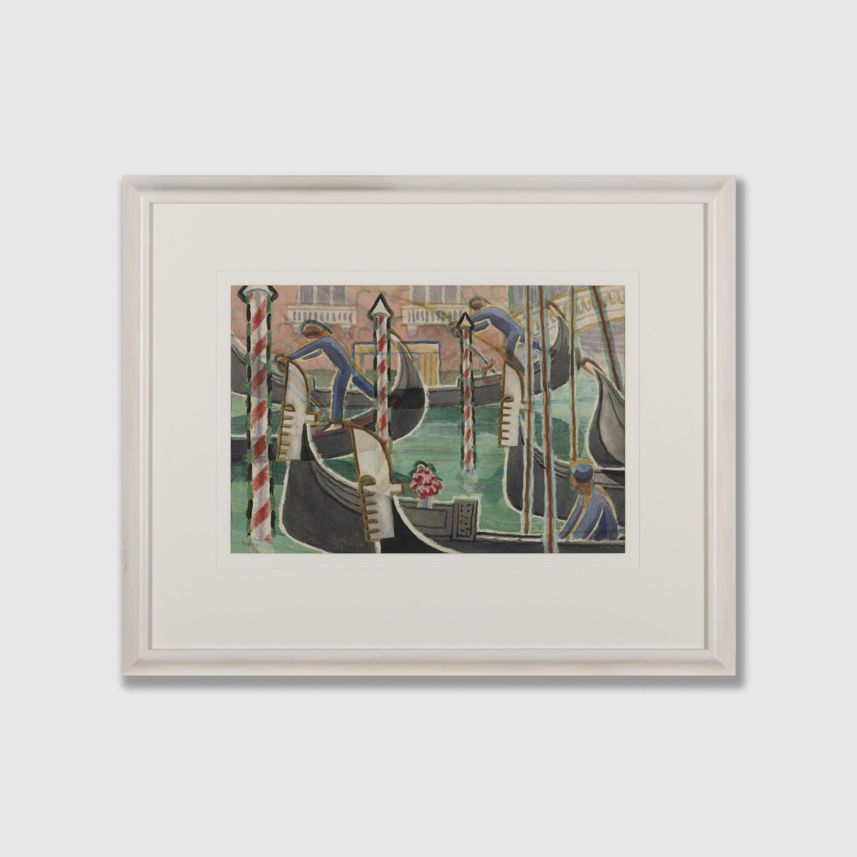 Weaver Hawkins - Study for Gondolas, 1957