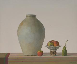 Wee Shoo Leong - Urn With Fruits