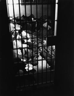 Weegee - \'A night in the cells\', circa 1942, printed later