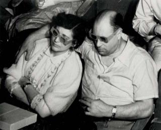 Weegee - At the Palace Theater with 3D Glasses, c. 1945