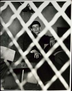 Weegee - Frank Pape, Arrested For Homicide, November 10, 1944