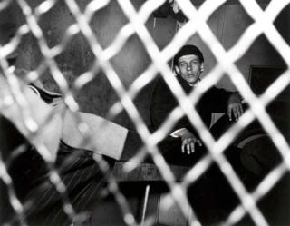 Weegee - Frank Pape, Arrested for Homicide, November 10