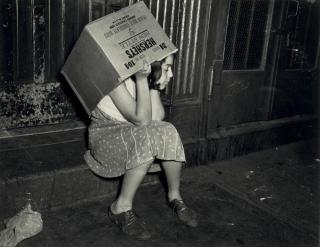 Weegee - Girl with Hershey\'s Box