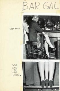 Weegee - Maquette Page For Weegee\'S Creative Photography Volume II, Circa 1965