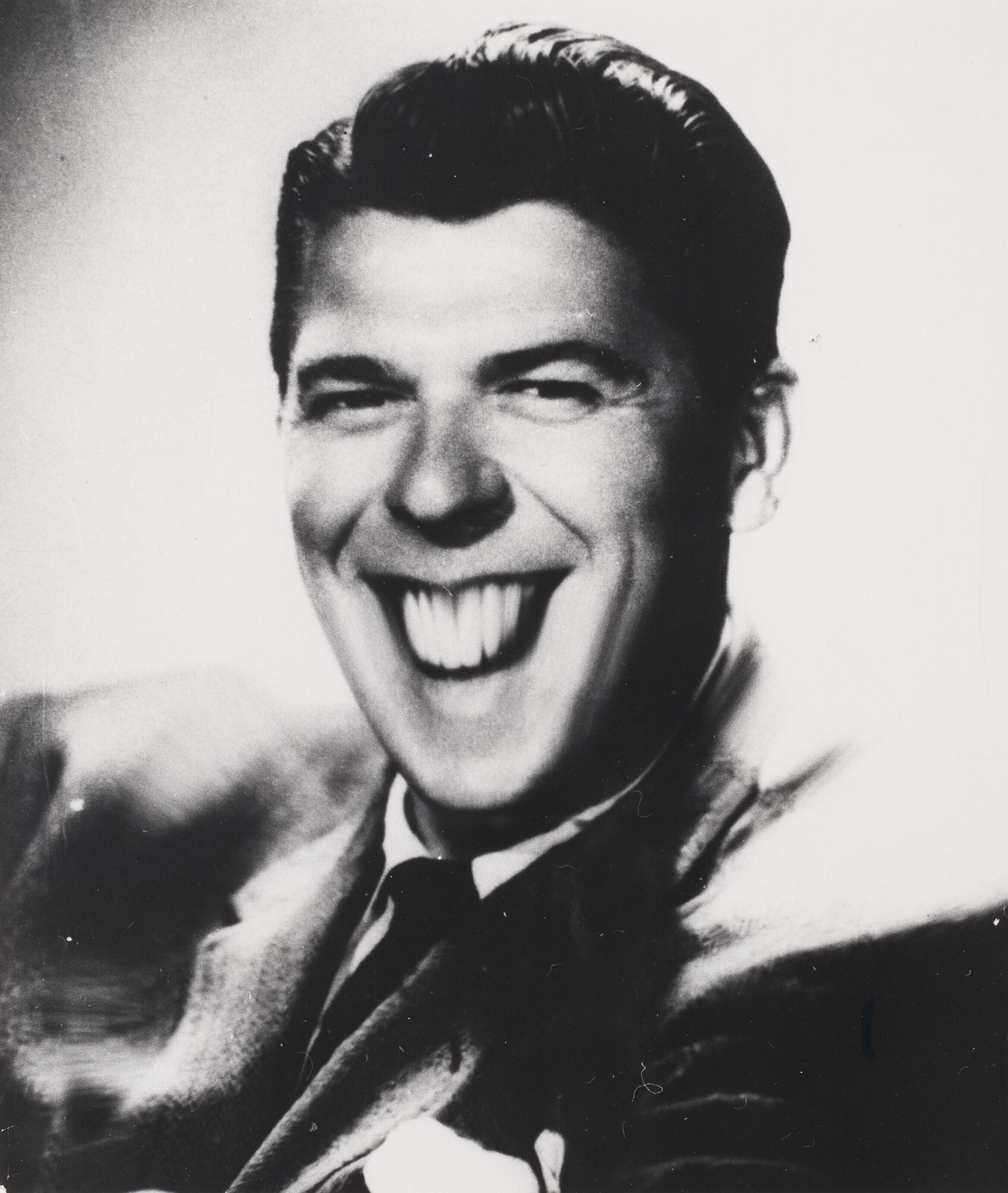 Weegee - Ronald Reagan/Distortion, c. 1950s