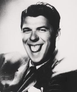 Weegee - Ronald Reagan/Distortion, c. 1950s