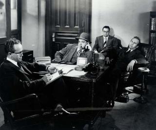 Weegee - Self Portrait as a Murder Suspect (film still), c. 1950