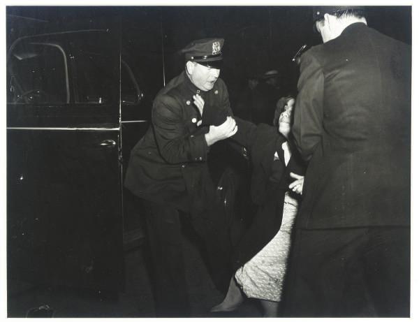 Weegee - Woman Hysterical at Husband\'s Murder, 1940s