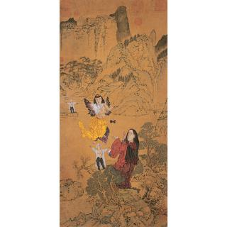 Wei Dong - Figure In Landscape, No. 3 - S.O.S.