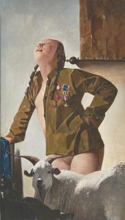 Wei Dong - Girl With Sheep