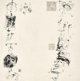 Wei Ligang - Bird-and-Insect Script Calligraphy