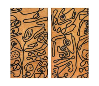 Wei Ligang - Thatched Cottage Beside the Water Lined with Phoenix-Tail Fern Moistened in the Mist, 2016