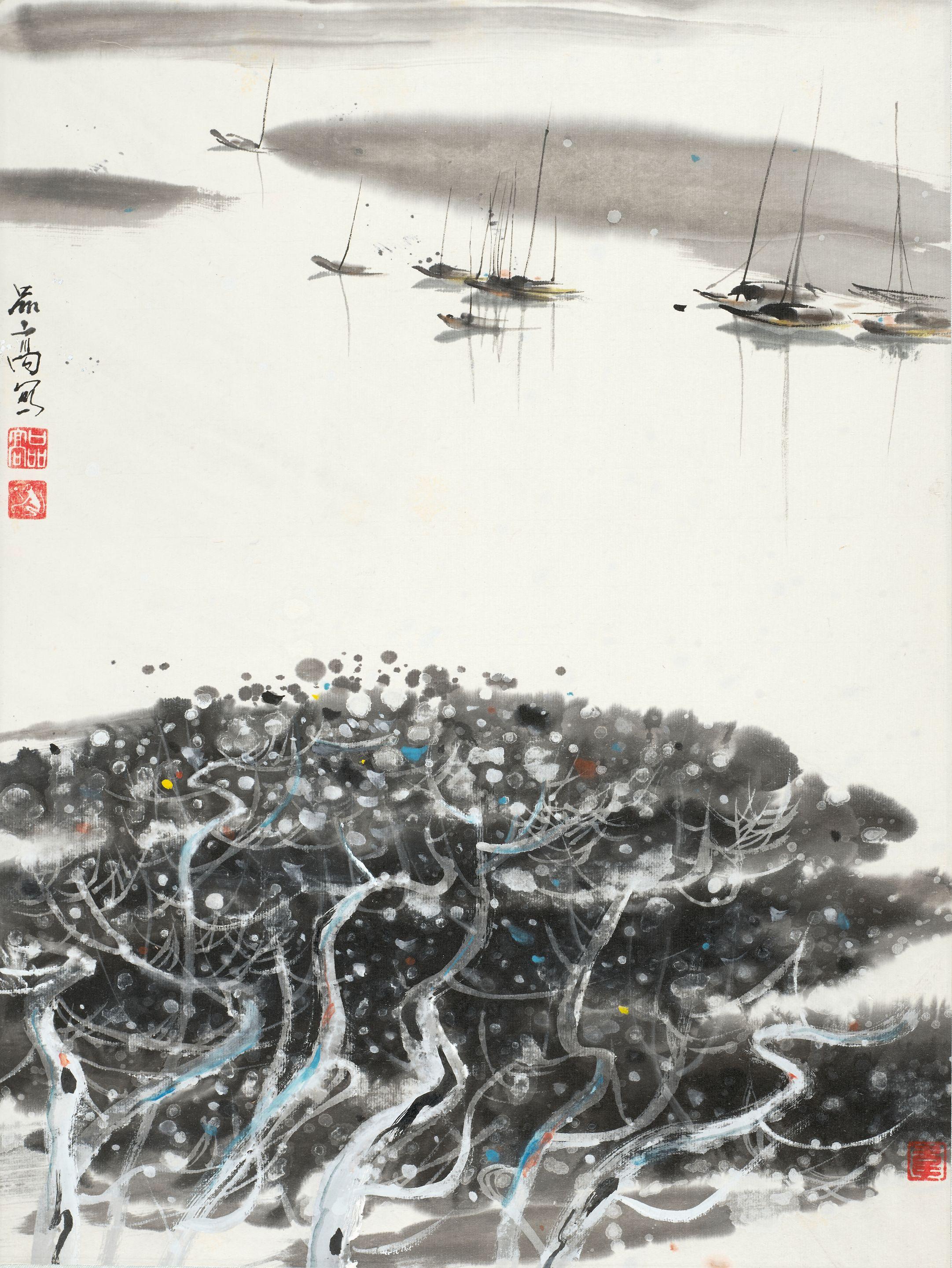 Wei Pingao - Nine Landscape Album Leaves