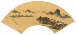 Wen Boren - Landscape In Mi Style