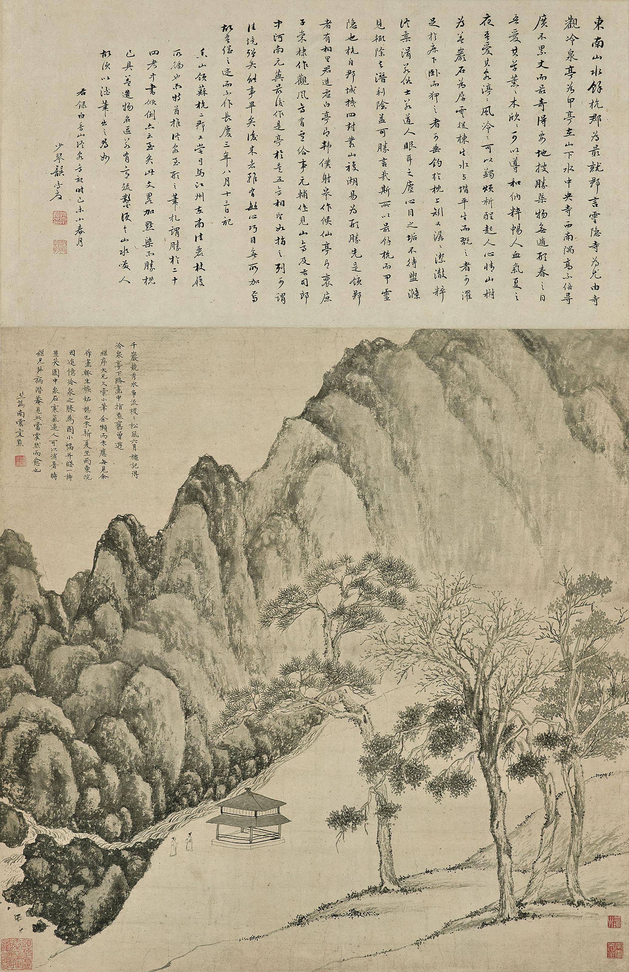 Wen Dian - Mountainous Landscape
