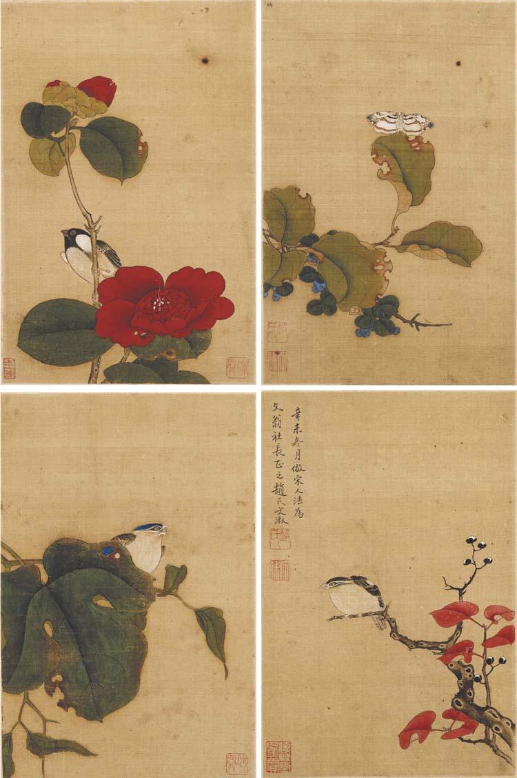 Wen Shu - Flowers and Birds in the Style of Song Court