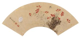 Wen Shu - Flowers, Rock And Butterfly