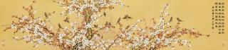 Wen Yongchen - Sparrows and Plum Blossoms