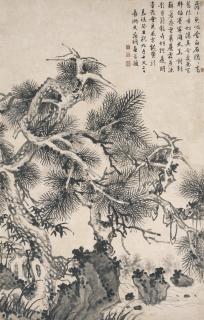 Wen Zhengming - Ink Pine