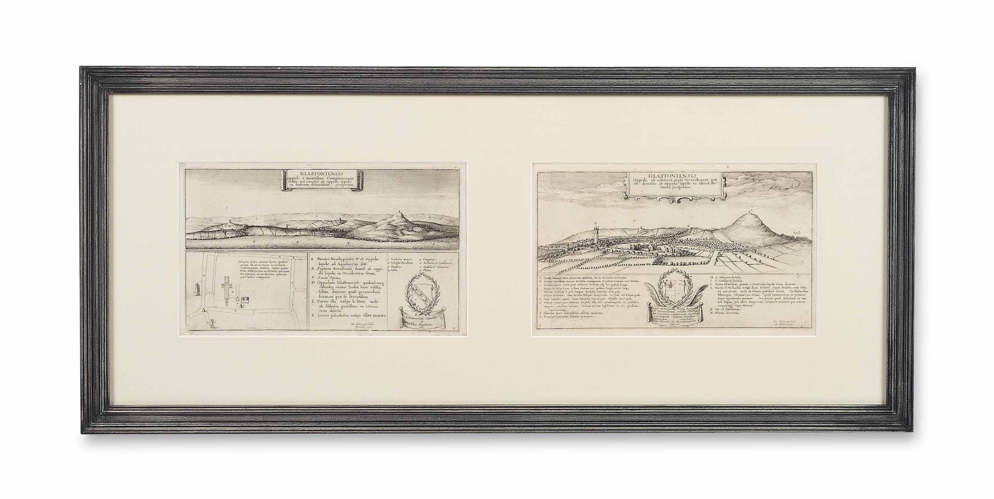 Wenceslaus Hollar - Glastonbury (Pennington 975 & 976)