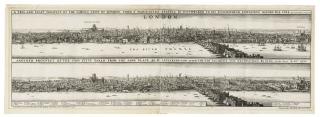 Wenceslaus Hollar - Prospects of London before and after the Great Fire