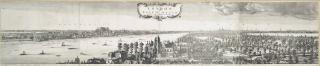 Wenceslaus Hollar - The Prospect of London and Westminster, taken from Lambeth (Pennington 1013)