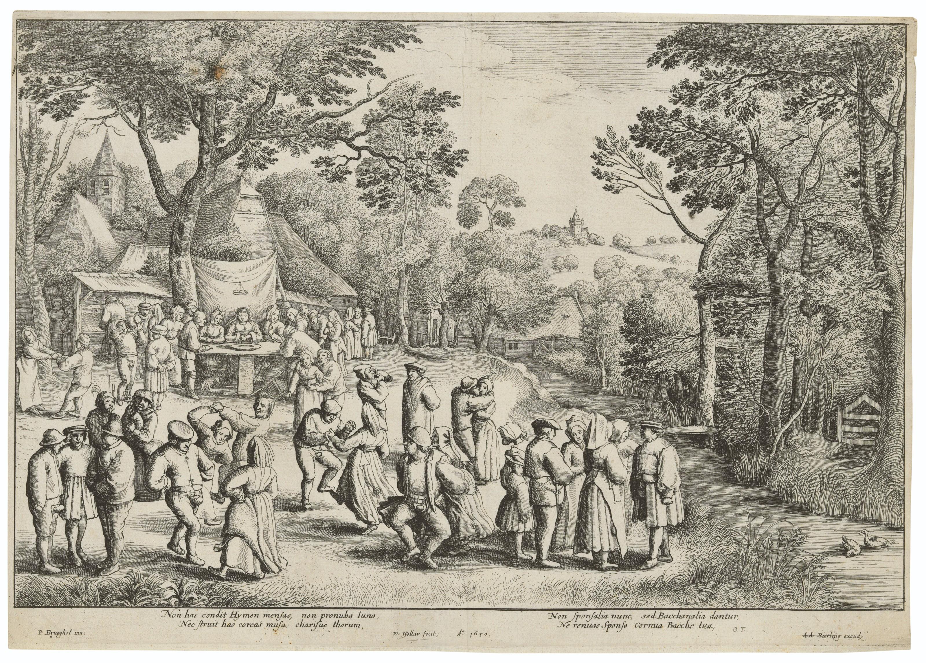 Wenceslaus Hollar - The Wedding Dance