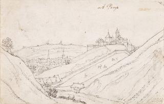 Wenceslaus Hollar - View Of Prague, With The Hradschin Castle And The Hirschgraben