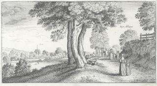 Wenceslaus Hollar - Views Of Countryside Near Albury, Surrey