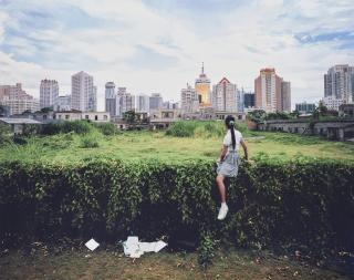 Weng Fen - On the Wall-Haikou, 2003