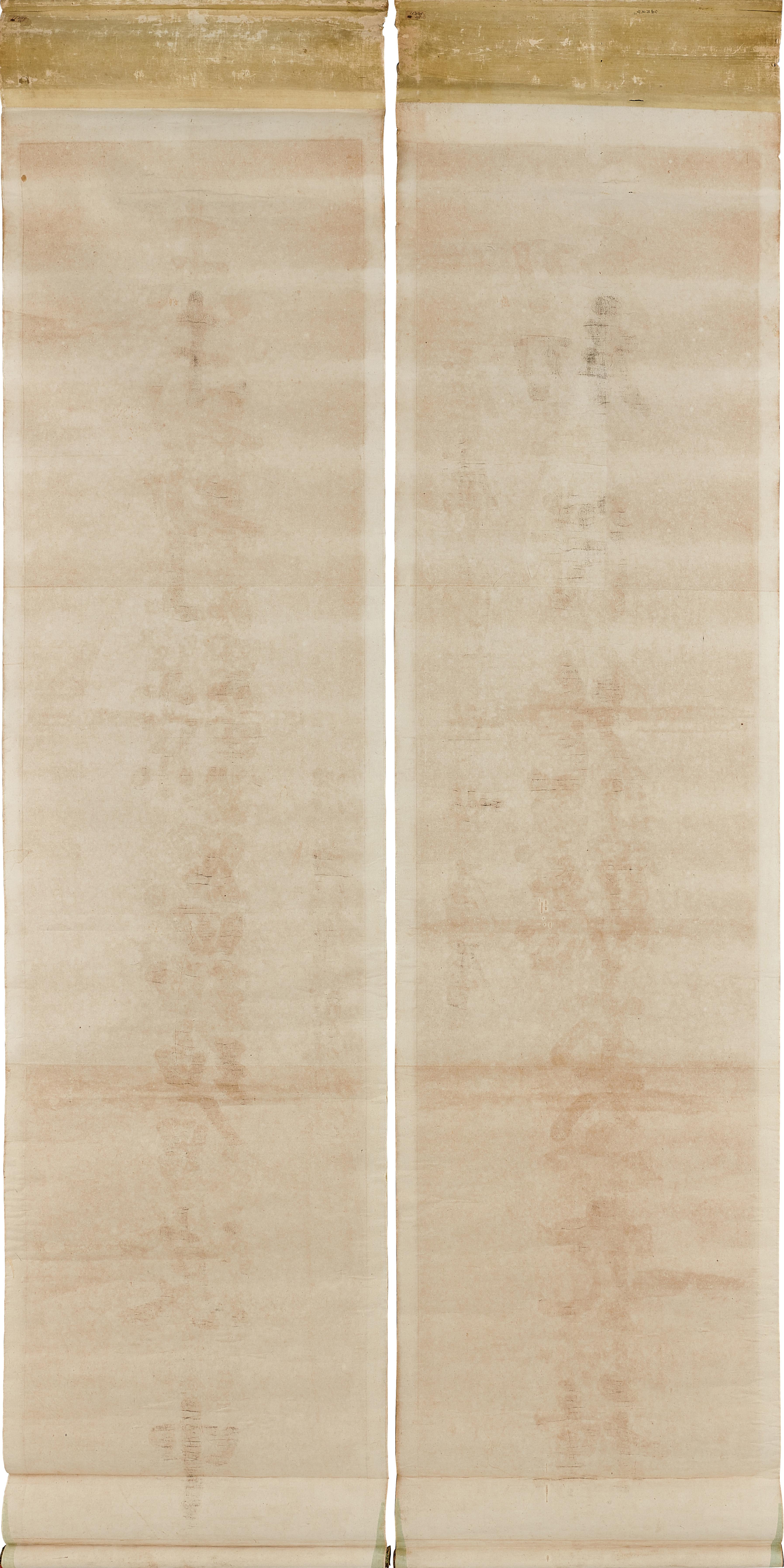 Weng Tonghe - Calligraphy Couplet in Xingshu