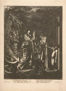 Wenzel Hollar - Ceres und Stellio, nach Elsheimer.