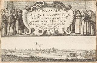 Wenzel Hollar - Folge von 24 Bll.: Amoenissimae effigies.