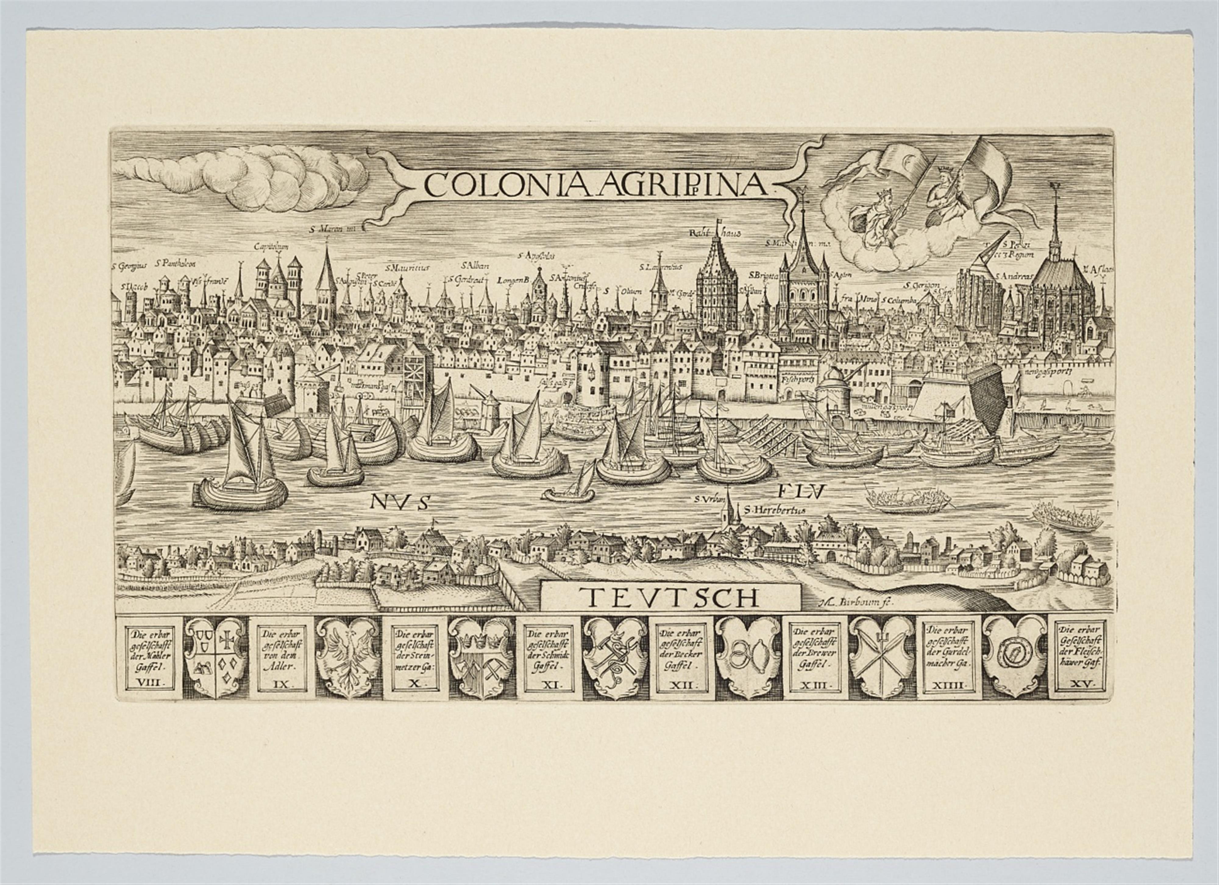 Wenzel Hollar - Mappenwerk Stadtansichten Köln