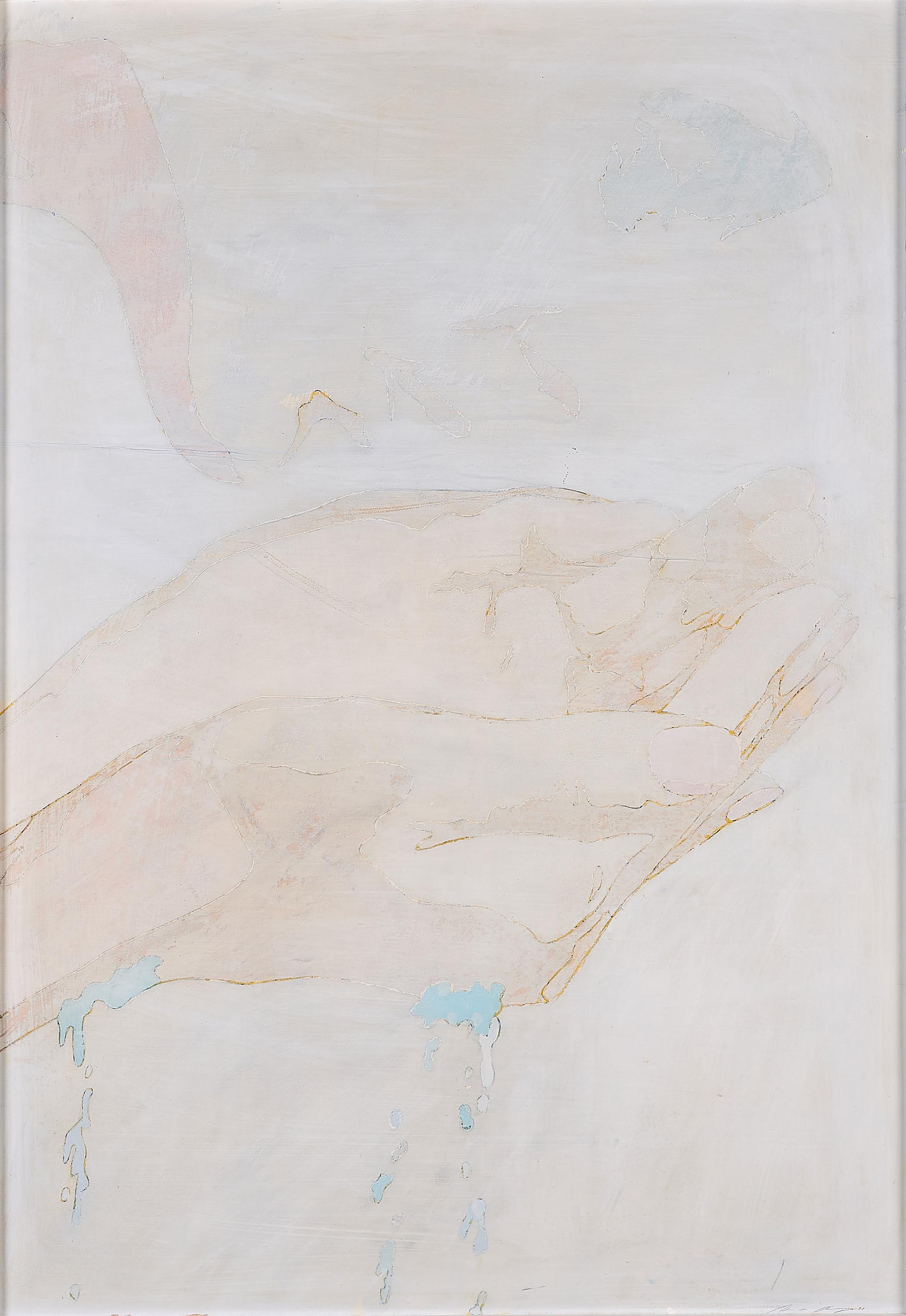 Werner Berges - Sich waschende Frau.