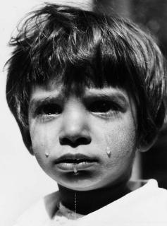 Werner Bischof - Crying Child, Hungary