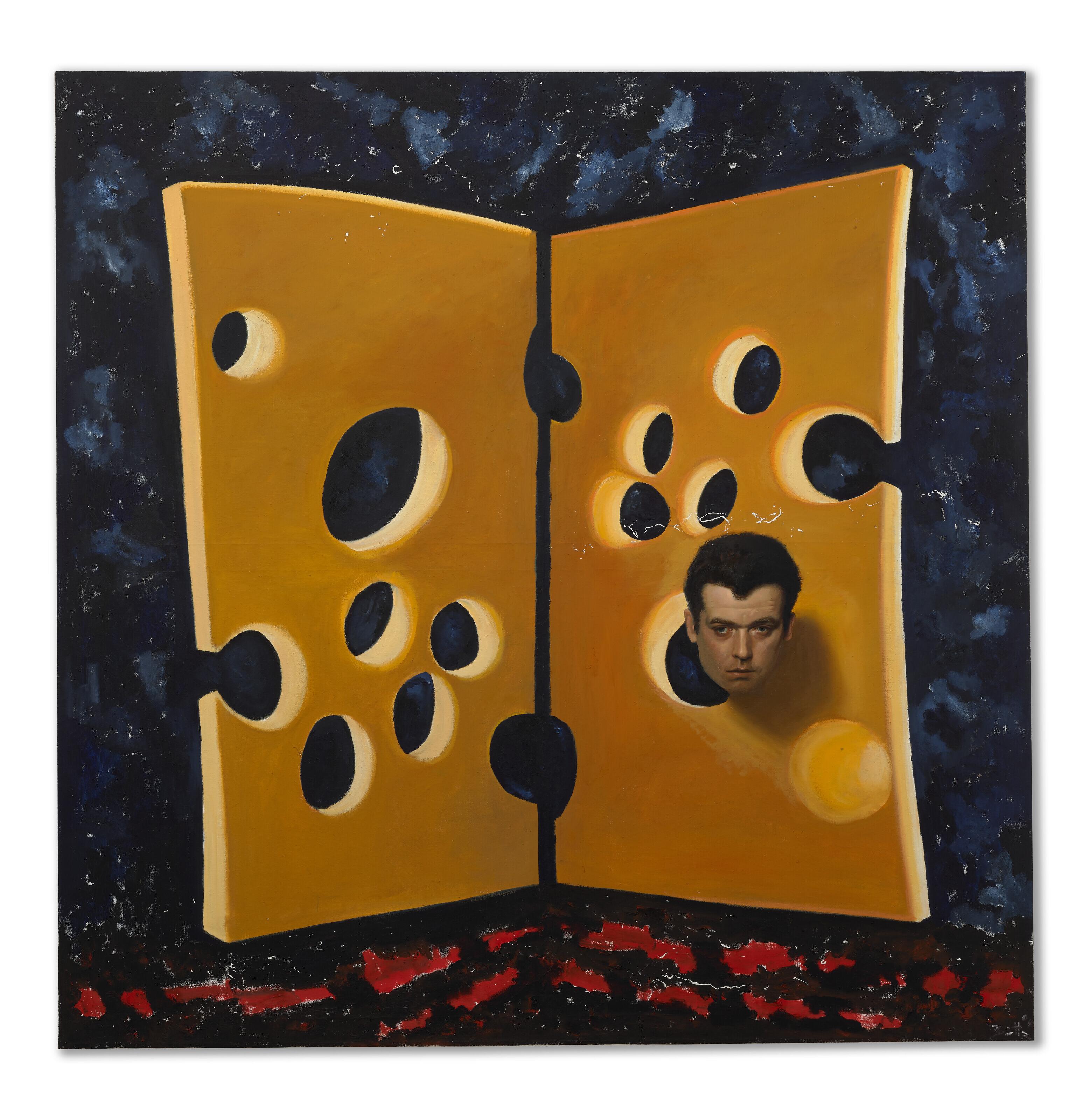 Werner Büttner - Der Blick durch den Käse (The View Through The Cheese)